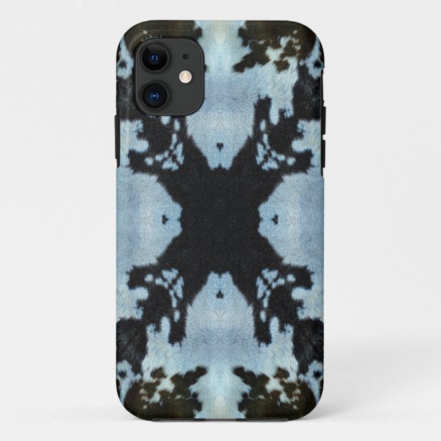 Coques Case-Mate iPhone Kaleidoscope vache cache motif (Dos)