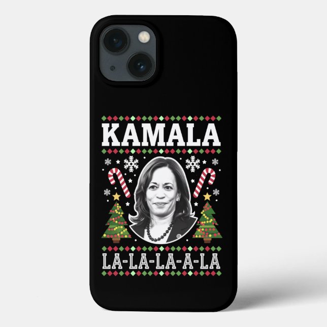 Coques Case-Mate iPhone Kamala Harris 2024 Noël Virgule La Xmas (Verso)