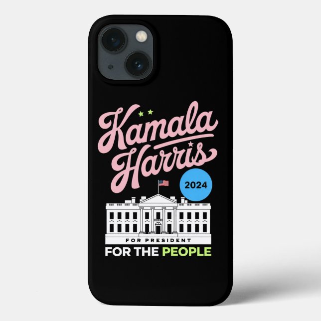 Coques Case-Mate iPhone Kamala Harris 2024 Social-démocrate Vote Blue (Verso)