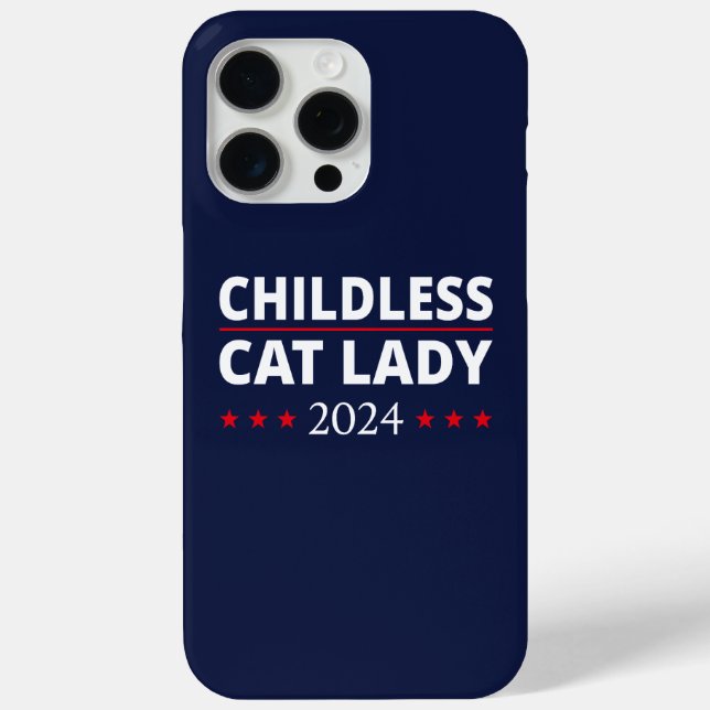 Coques Case-Mate iPhone Kamala Harris - Enfless Cat Lady 2024 III (Verso)