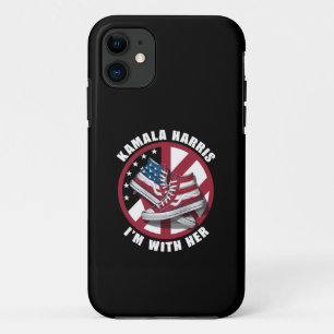 Case-Mate iPhone Case Kamala Harris Je suis avec Son Converse Patriotiqu