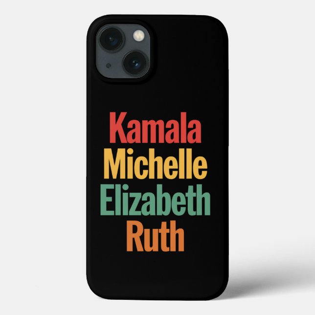 Coques Case-Mate iPhone Kamala Michelle Elizabeth Ruth Politique féministe (Verso)