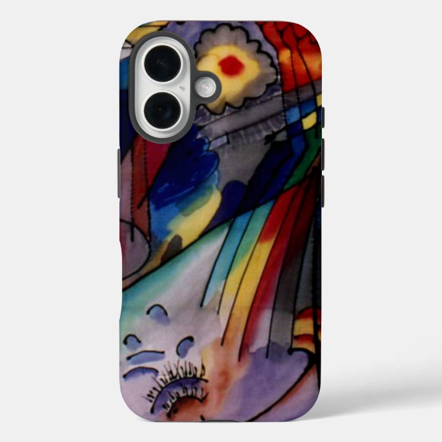 Coques Case-Mate iPhone Kandinsky 1913 Peinture Abstraite (Verso)