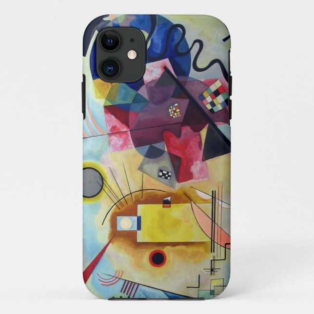 Coques Case-Mate iPhone Kandinsky 1925/jaune/rouge/bleu/pixdezines (Dos)