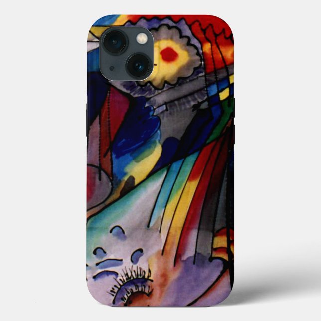 Coques Case-Mate iPhone Kandinsky - 293, célèbre peinture (Verso)