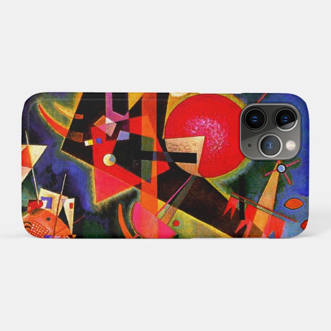 Coques Case-Mate iPhone Kandinsky - En Bleu, oeuvres d'art célèbres (Dos (Horizontal))