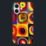 Coque Pour iPhone 16 Kandinsky Farbstudie Cercles Carré Quadrate Art<br><div class="desc">L'Abstrait parfait - Ce carré abstrait coloré et design circulaire est une oeuvre d'art de Kandinsky,  créée en 1913 - l'une des premières véritables oeuvres d'art abstraites jamais créées.</div>