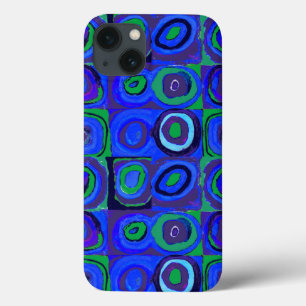 Case-Mate iPhone Case Kandinsky Farbstudie Quadrate Carrés bleus