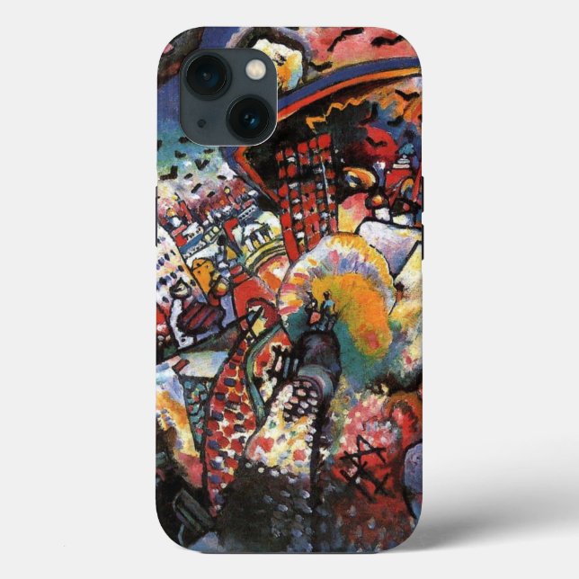 Coques Case-Mate iPhone Kandinsky Moscou I Cityscape peinture Abstraite (Verso)
