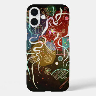 Coque Pour iPhone 16 Plus Kandinsky Mouvement I Abstrait Peinture