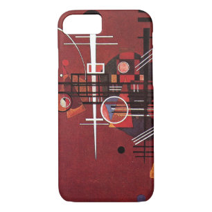 Case-Mate iPhone Case Kandinsky - Rouge crâne, art abstrait