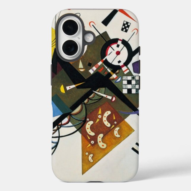 Coques Case-Mate iPhone Kandinsky Sur Blanc Deux Peintures Abstraites (Verso)