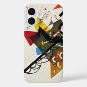 Coque Pour iPhone 16 Kandinsky Sur Blanc Deux Peintures Abstraites