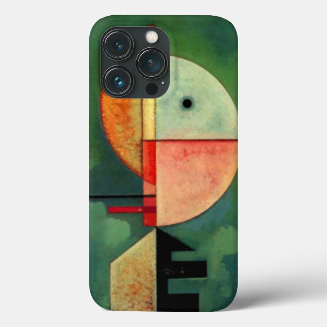 Coques Case-Mate iPhone Kandinsky vers le haut Abstrait peinture verte (Verso)