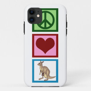Coque Case-Mate iPhone Kangourous d'amour de paix