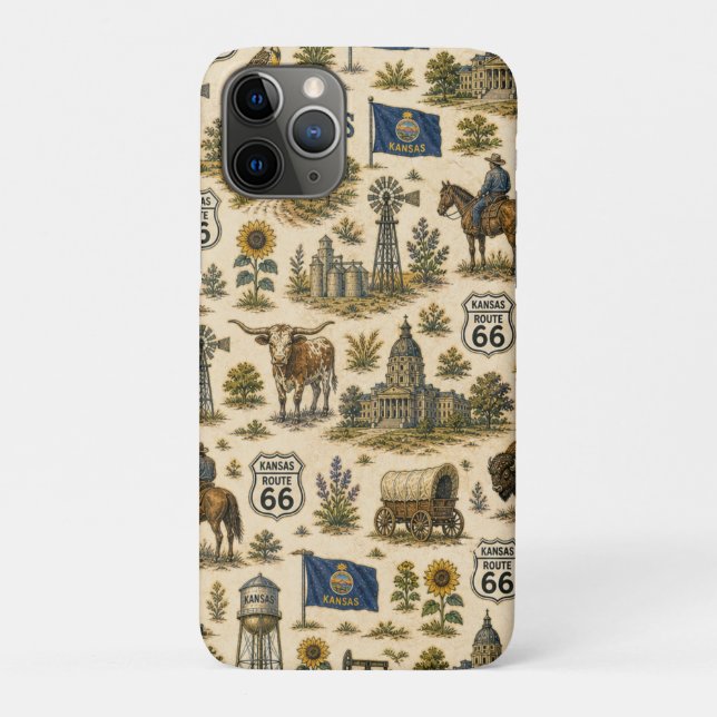 Coques Case-Mate iPhone Kansas Route 66 Pocket Prairie (Dos)