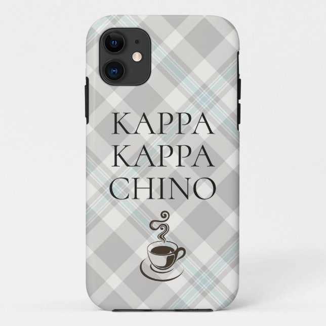 Coques Case-Mate iPhone Kappa Kappa Chino Amusant café (Dos)