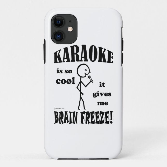 Coques Case-Mate iPhone Karaoké, gel du cerveau (Dos)