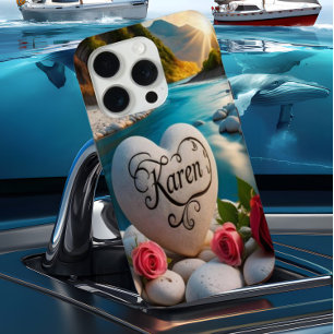 Coque Case-Mate iPhone Karen's Heart stone River Sunset