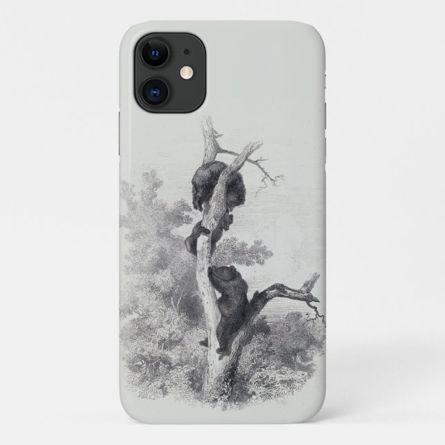 Coques Case-Mate iPhone Karl Bodmer - Les Ours (Dos)