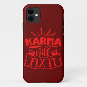 Case-Mate iPhone Case KARMA VA RÉPARER ÇA drôle sarcastique humour