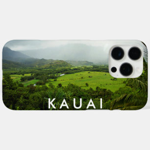 Coque iPhone 16 Pro Max Kauai, Hawaii Paysage Scène avec texte