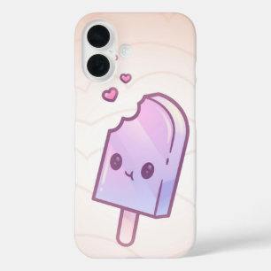 Coque Pour iPhone 16 Kawaii Bitten Popsicle - Cute Pastel Ice Lolly