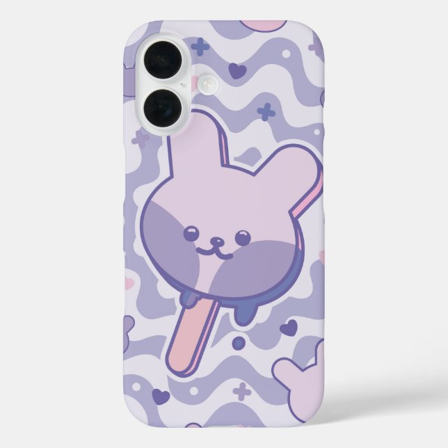 Coques Case-Mate iPhone Kawaii Bunny Popsicle (Verso)