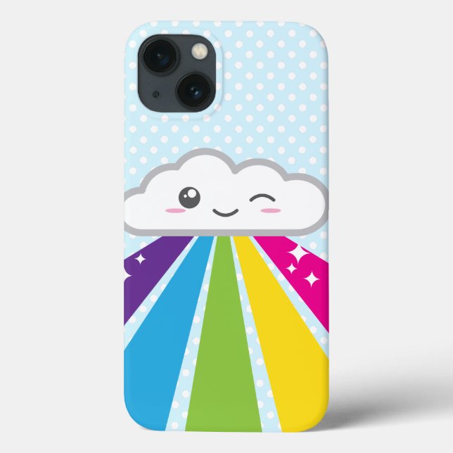 Coques Case-Mate iPhone Kawaii Cloud et Rainbow iPad Mini Case (Verso)
