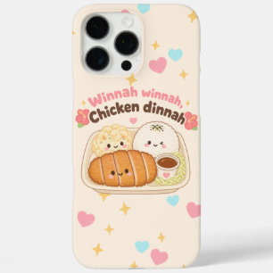 Coque iPhone 16 Pro Max Kawaii Hawaii - dîner au poulet