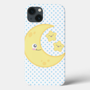 Coques Pour iPhone Kawaii Moon et Stars iPad Mini Case