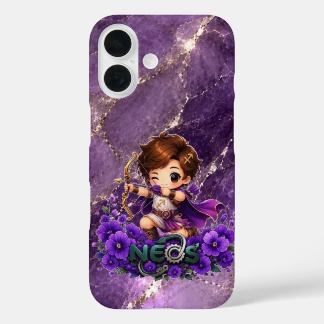 Coques Case-Mate iPhone Kawaii Neos Zodiaque Sagittaire (Verso)