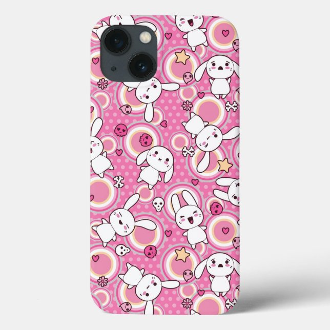 Coques Case-Mate iPhone kawaii pink (Verso)