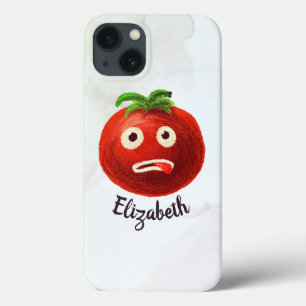 Case-Mate iPhone Case Kawaii Tomato Cute Funny Cartoon Nom végétal