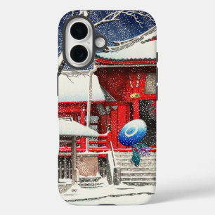 Coque Pour iPhone 16 Kawase Hasui Neige à Ueno Kiyomizudo hanga art