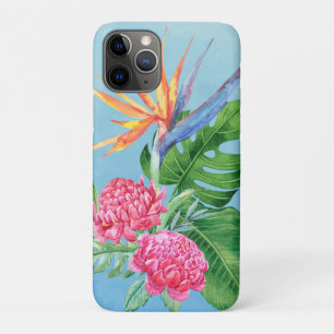 Case-Mate iPhone Case Kealoha (bleu ciel) Arrangement de fleurs hawaïenn