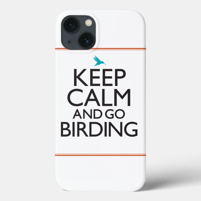 Coques Case-Mate iPhone Keep Calm and Go Birding (Verso)
