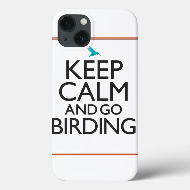 Coques Case-Mate iPhone Keep Calm and Go Birding (Verso)