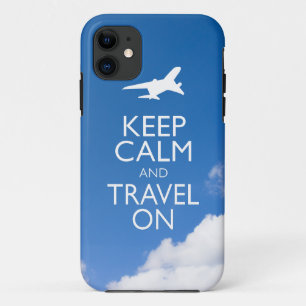 COQUE Case-Mate POUR iPhone KEEP CALM ET TRAVEL