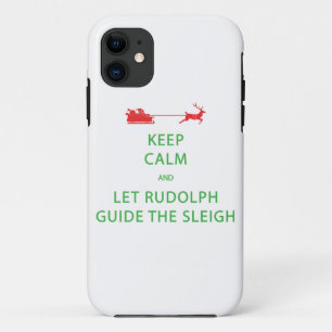 Etui iPhone Case-Mate Keep Calm Let Rudolph Guide Sleigh