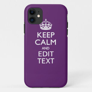 Coque iPhone 11 KEEP CALM PERSONNALISÉ ET Éditer du texte sur viol