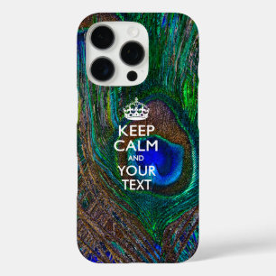 Coque iPhone 16 Pro KEEP CALM personnalisé et votre texte