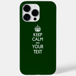 Coque Case-Mate iPhone KEEP CALM personnalisé et votre texte