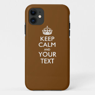 Case-Mate iPhone Case KEEP CALM personnalisé et votre texte