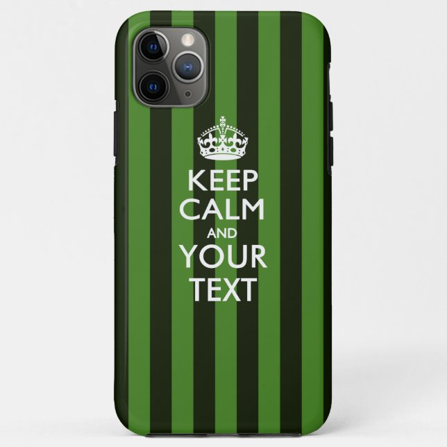 Coques Case-Mate iPhone KEEP CALM personnalisé et votre texte (Dos)