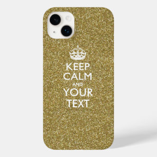 Coque Case-Mate iPhone KEEP CALM personnalisé et votre texte
