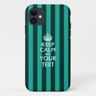 Case-Mate iPhone Case KEEP CALM personnalisé et votre texte