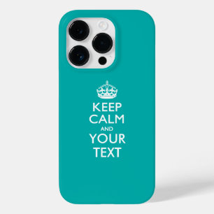 Coque Case-Mate iPhone KEEP CALM personnalisé et votre texte