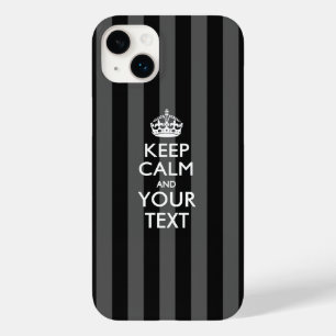 Coque Case-Mate iPhone KEEP CALM personnalisé et votre texte