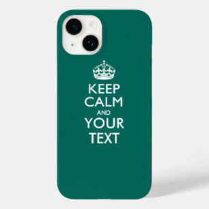 Coque Case-Mate iPhone KEEP CALM personnalisé et votre texte